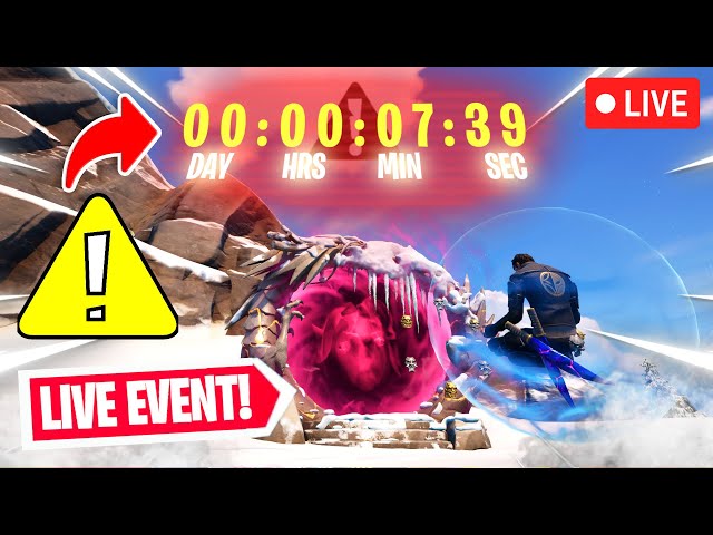 FORTNITE EVENT COUNTDOWN LIVE🔴 24/7 & In-game Event Right Now!