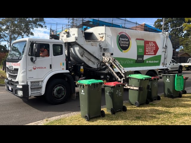 The Ryde Garbage Trucks Red/ Green/ Yellow