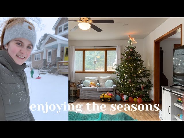 Seasons of Life || baking, making + snow sledging