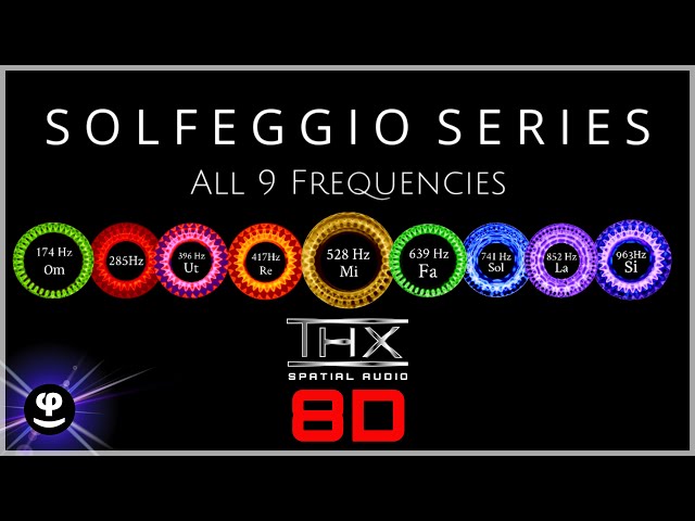 Deep Sleep Solfeggio Frequencies | 8D Audio | Black Screen | Binaural Beats