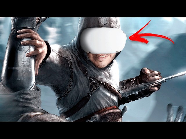 Joguei Assassins Creed em REALIDADE VIRTUAL !