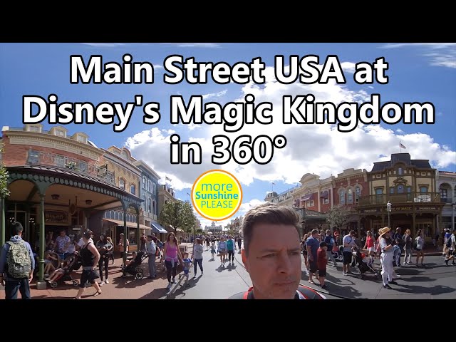 Main Street USA in 360° - Disney's Magic Kingdom (in 4K)