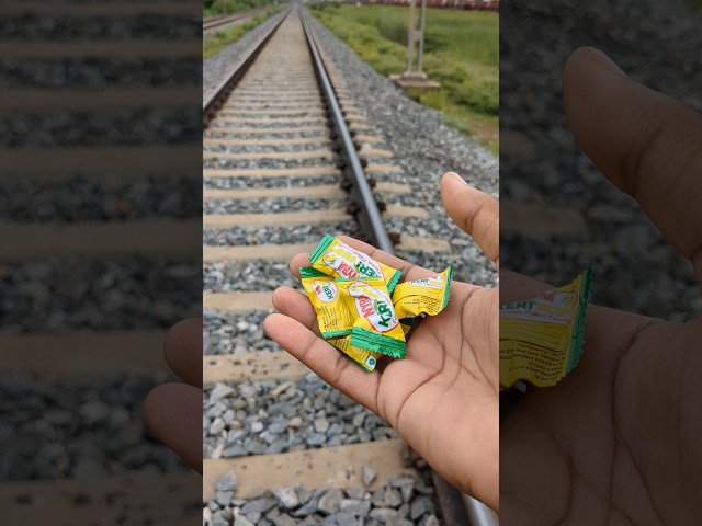 Train vs chocolate candy 🍫 🍬