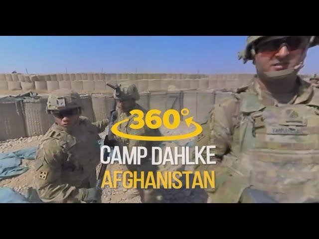 360 Afghanistan: Soldiers use artillery to deter enemy rockets