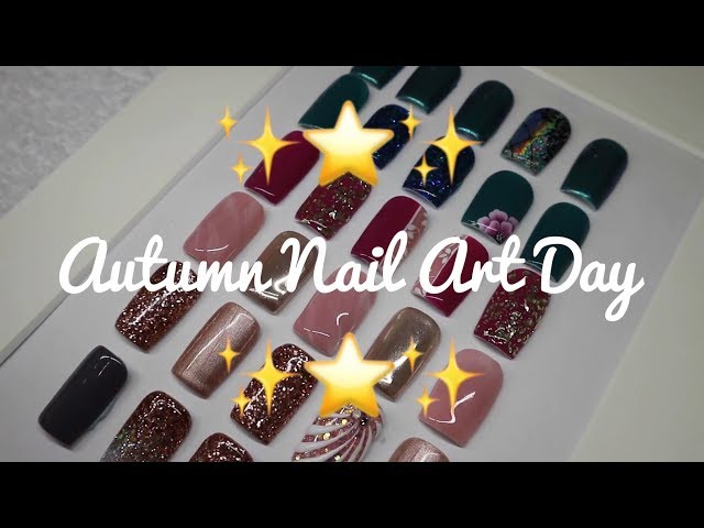 Autumn Nail Art Day // VLOG #5 // Jo Wickens // Jojo's Nails // Gel Nails