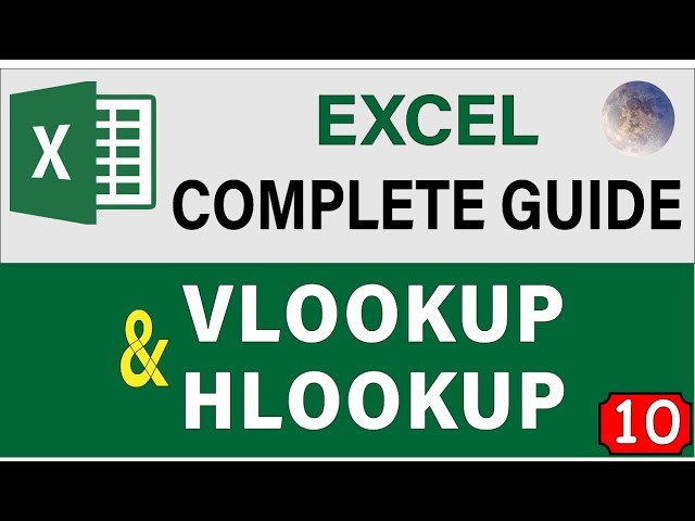 Excel 2020 (Complete Tutorial): VLOOKUP & HLOOKUP Formulas in Excel With Examples