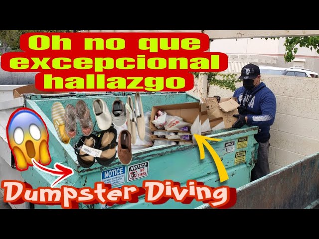 DUMPSTER DIVING♻️OH NO QUE EXCEPCIONAL HALLAZGO ESTO ES UNA LOCURA QUE ENCUENTRAS EN LA BASURA ENUSA