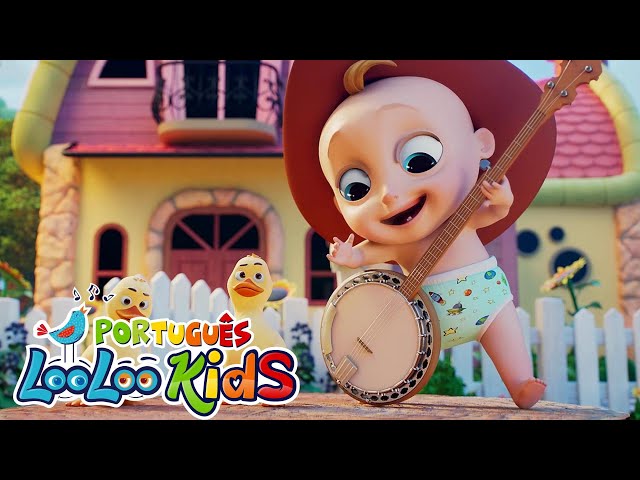 Maratona de Músicas Infantis 🎩🎶 Yankee Doodle e Canções Animadas | LooLoo Kids Português