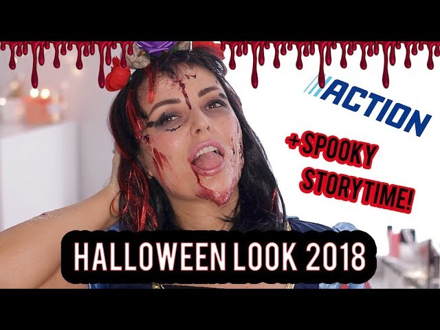 HALLOWEEN LOOK 2018 ❤ Alleen ACTION producten + spooky storytime! | Beautygloss