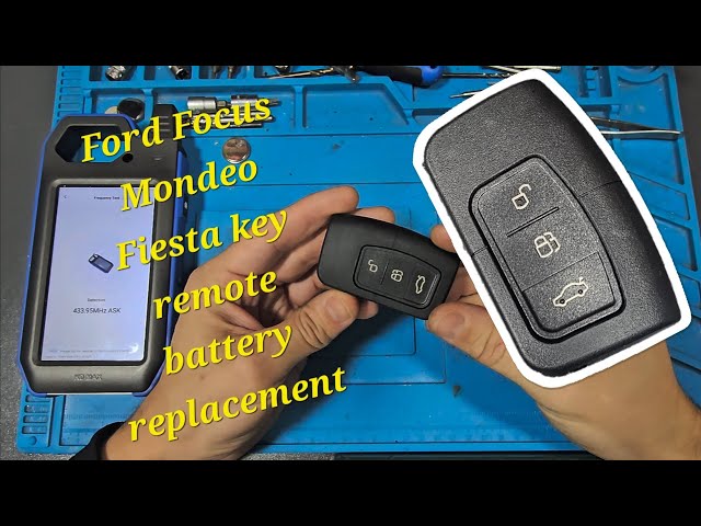 Ford Focus Mondeo Fiesta key remote battery replacement