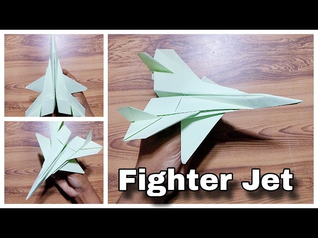 How to make paper plane DIY paper Fighter Jet #paperplane #craft #papercraft