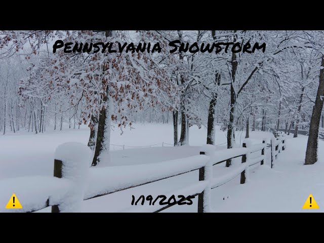 🔴 Live Storm Chaser - Pennsylvania Chaser IRL - Heavy Snowstorm