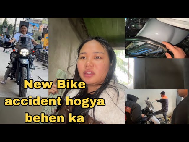 @penvivlogs9165 sister ka new bike accident hogaya Heavy loss hogaya village vlog