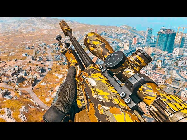 WARZONE URZIKSTAN ULTRA REALISTIC SOLO SNIPER GAMEPLAY! (NO COMMENTARY)