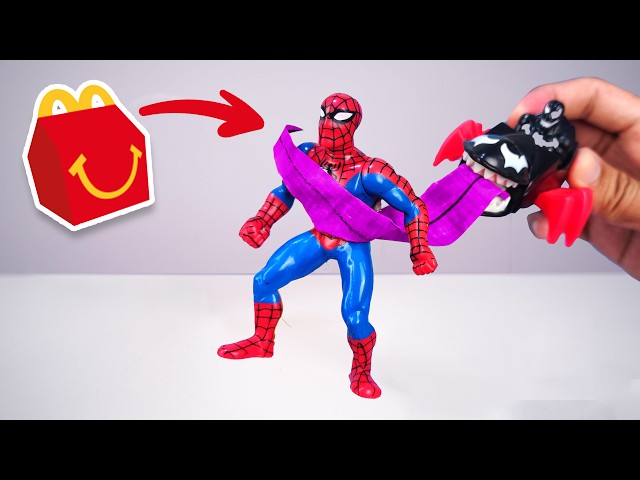 I bought the RARE SPIDER-MAN Happy Meal Toy Set