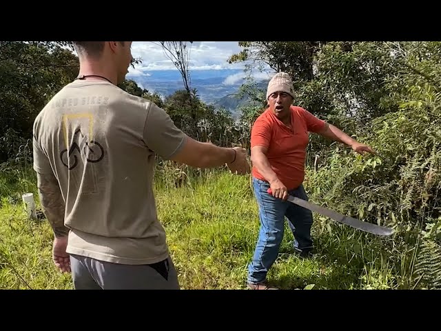 This guy stopped is in the Mountains of Ecuador...