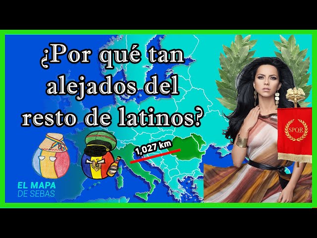 🇷🇴¿Por qué los RUMANOS [y MOLDAVOS] son latinos? 🇲🇩 - El Mapa de Sebas