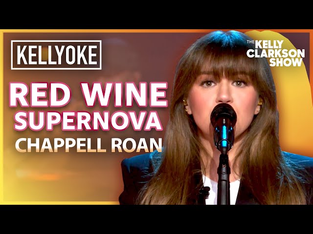 'Red Wine Supernova' By Chappell Roan | Kelly Clarkson Kellyoke Cover