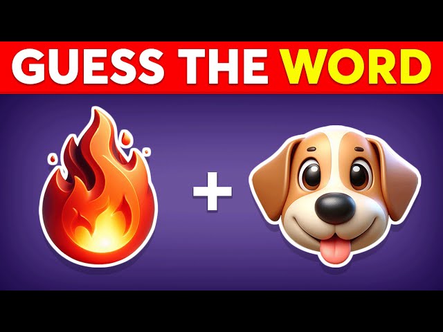 Guess the WORD by EMOJI | 101 Words | Monkey Quiz