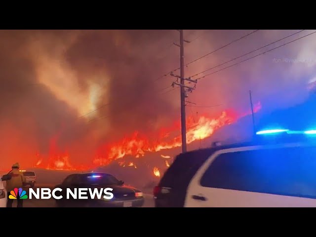 New wildfire in Southern California is rapidly growing forcing more evacuations