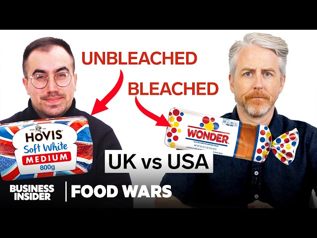 US vs UK Bread | Food Wars | Insider Food