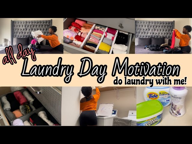 LAUNDRY DAY MOTIVATION | my laundry day routine + tips & tricks for a hassle-free laundry day