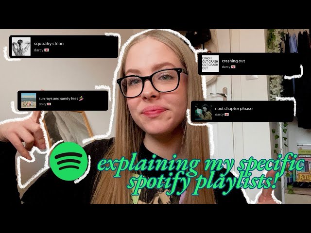 explaining my specific spotify playlists! 🎧 | darcy’s diaries 🤍