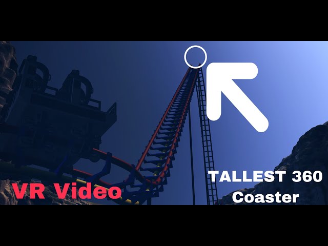 Highest VR 360° Roller Coaster in 2K - POV 360 3D Videos Split Screen Virtual Reality