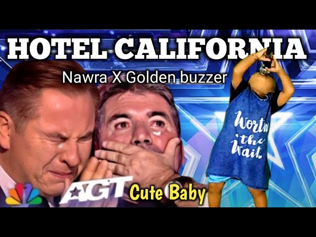 Golden buzzer|| This cute baby made all the judges cry when singing the song Hotel California