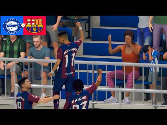 EA SPORTS FC 24_ Deportivo Alaves Vs. FC Barcelona - Spanish La Liga 23/24 Full Match | PS5™ [4K60]