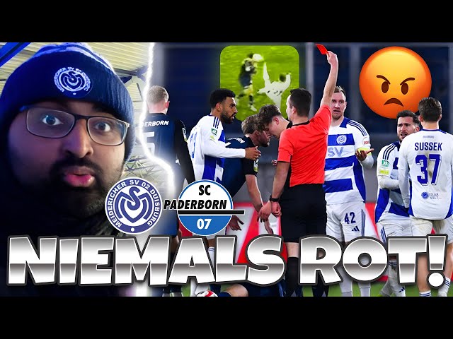 HARTE ROTE KARTEN & VIELE FRAGEN! 🦓🤍💙 MSV Duisburg vs. SC Paderborn II 🔥✅ | STADIONVLOG 68