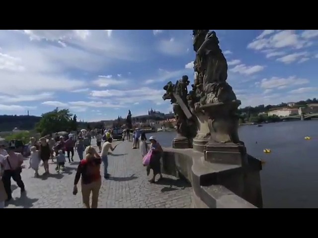 180 VR - Prague - beautiful day - sightseeing and walking in the center (3/3)