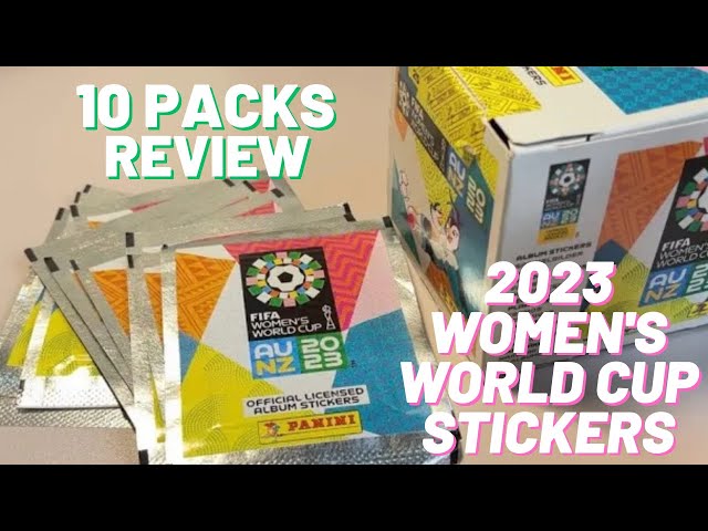 Opening 2023 WOMENS WORLD CUP 10 packs| Women's football| Panini stickers