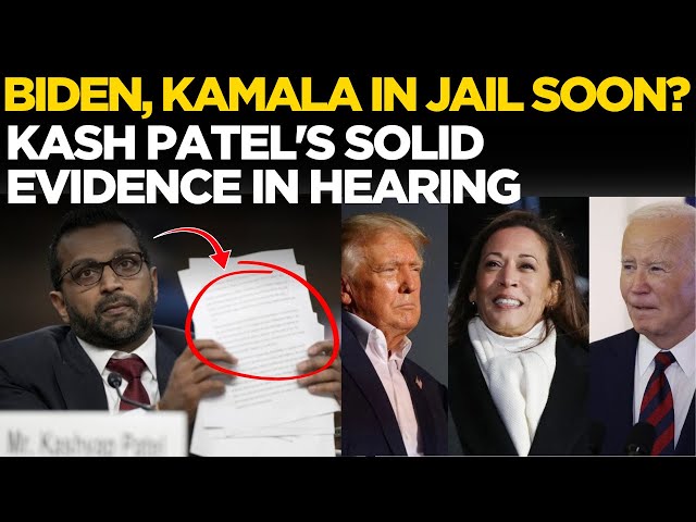 Kash Patel LIVE: Trump FBI Pick Declares Arrest Of Biden, Kamala? 'We're Coming For You' | US News