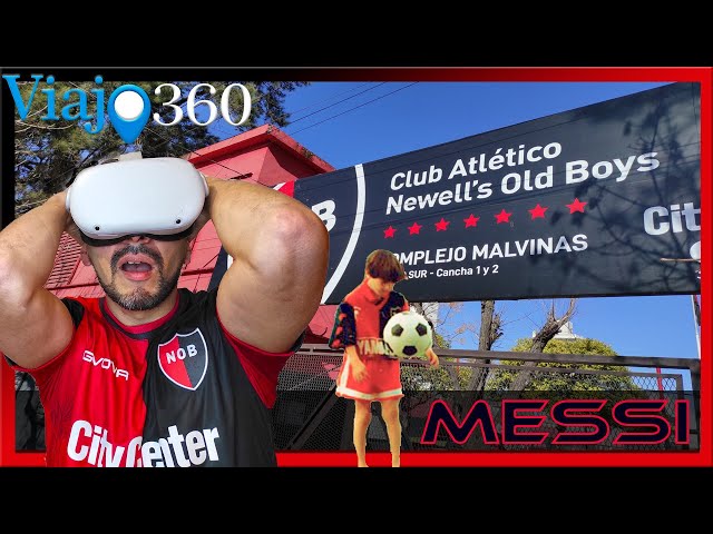 👀Donde comenzó MESSI?😮 COMPLEJO MALVINAS ARGENTINA en 360º⚽| NEWELLS OLD BOYS