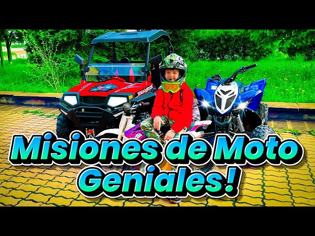 Den y las Aventuras en Moto para niños! | Misiones de Moto Geniales!