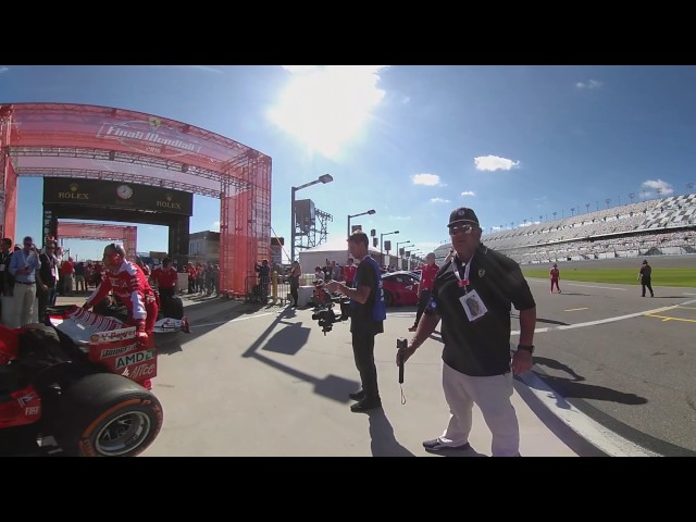 Video 360: Daytona Ferrari pitlane