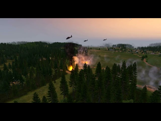 Ukrainian Tank Battalion destroyed by  enemy air force   / Arma 3 MilSim