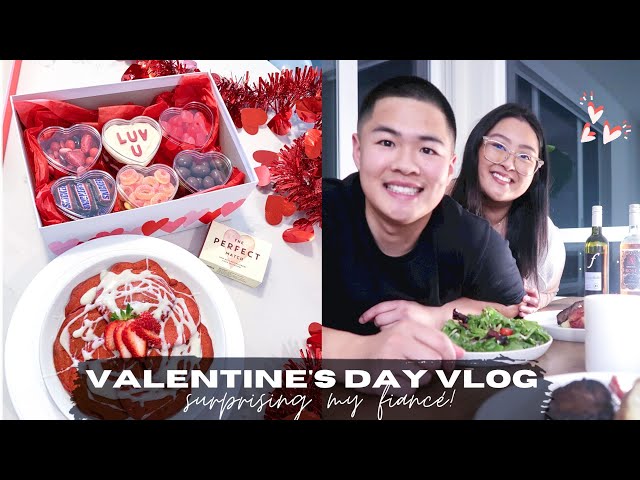 Valentine's Day Vlog | Surprising my Fiancé! #VlogLife