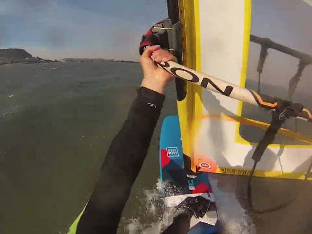 Windsurfing at Candlestick Point in the San Francisco Bay, Clip 12