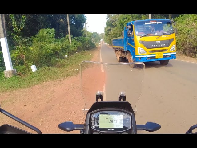 Horrible moments while riding \Suzuki vstrom250sx😮#adventurevlog #accidentnews  #motovlogger #india