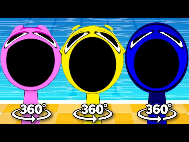 Pop Incredibox Sprunki - Swimming Pool in 360° Video | VR