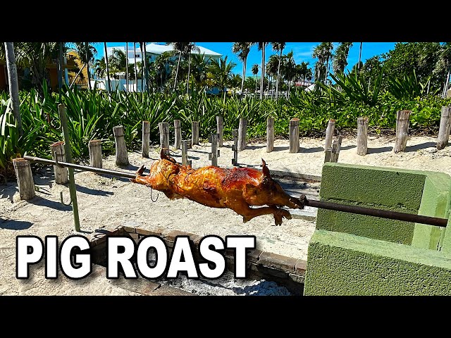 Beach Pig Roast in Cuba!