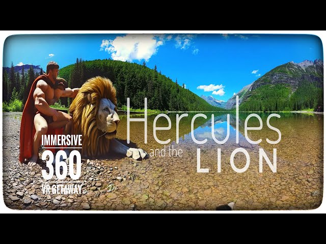 🦁💪🦁 Hercules vs. Lion?  VR Adventure in Nature Awaits!