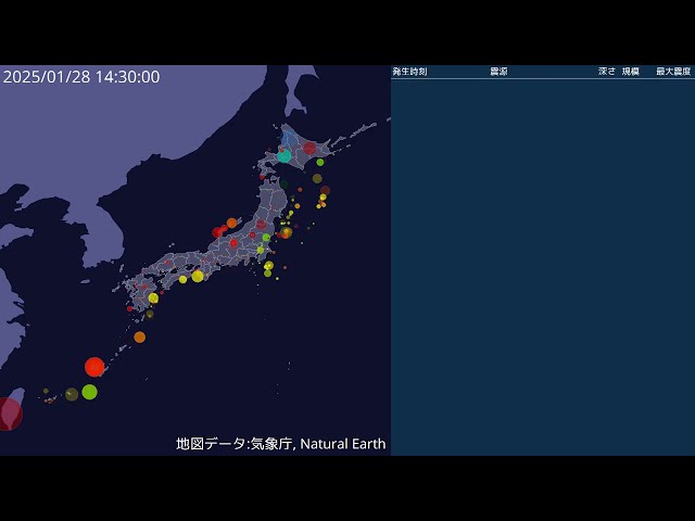 2025年1月の地震