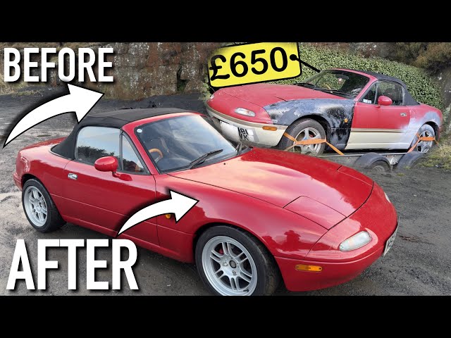 Mazda MX5 Rebuild Timelapse | Start To Finish in 20 Minutes