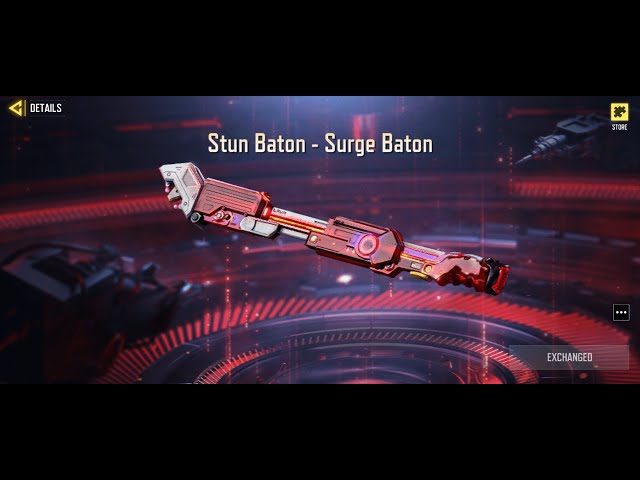 Unlocked the Legendary Mele Stun Baton - Surge Baton | Secret Caches | COD Mobile Postman Gaming