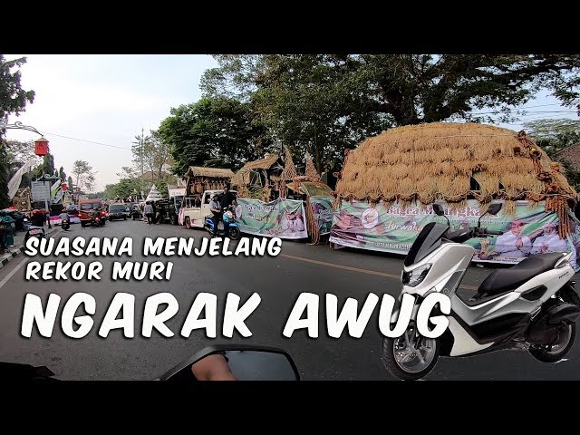 SUASANA TEMPAT START PAWAI AWUG DI ACARA HARI JADI PURWAKARTA KE 188 DAN KAB PURWAKARTA KE 51