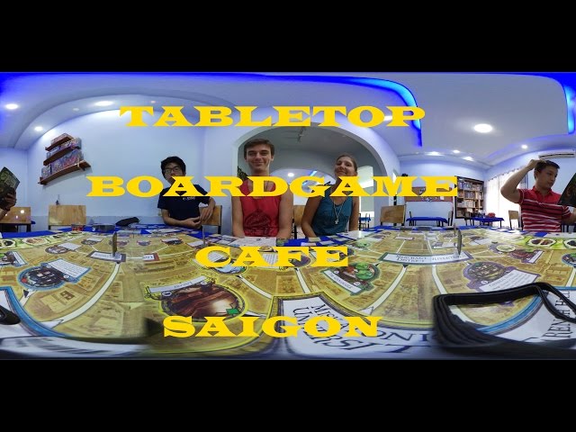 Tabletop Boardgame Cafe, Ho Chi Minh / Saigon (360 Video)