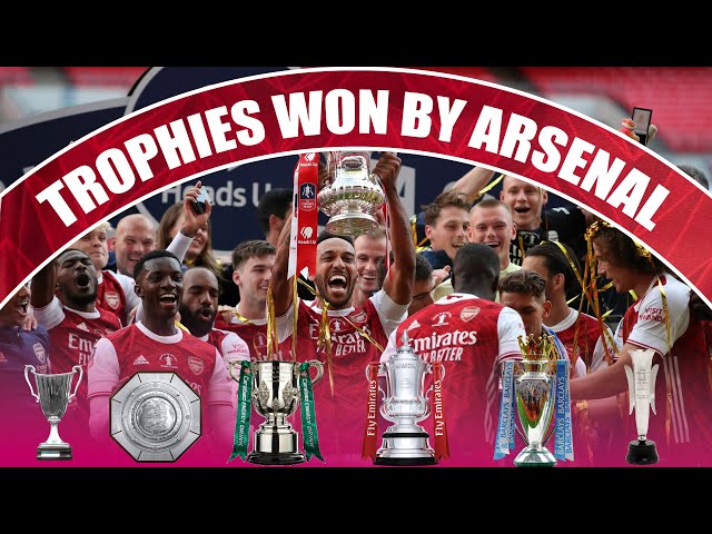 All Arsenal Trophies | Trophies won by Arsenal | Football Flash #footballflash #trophy #Arsenal